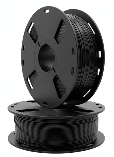 PLA CNT conductive 3D printing filament spool 1kg black for ESD protection and EMI shielding in electronics manufacturing